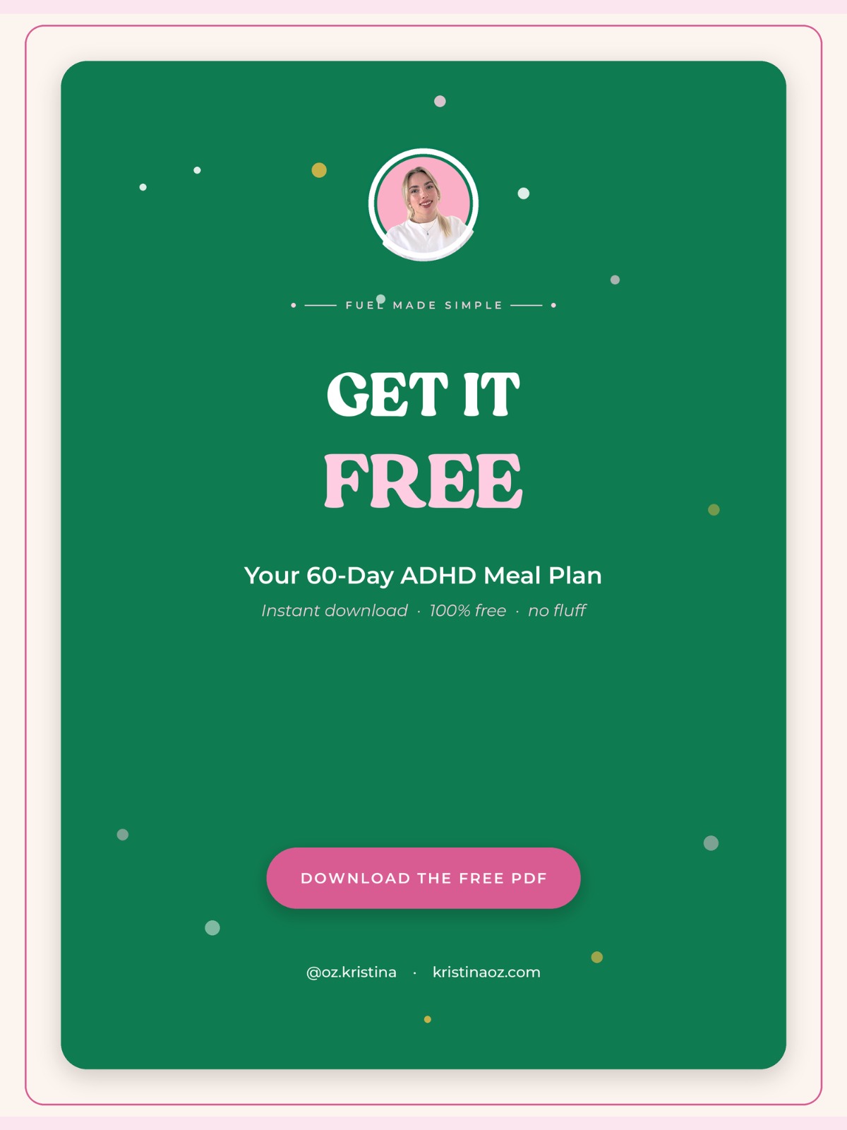 Get the 60-Day ADHD Meal Plan free